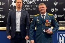 выкса.рф, Министр спорта Нижегородской области вручил значок «Мастер спорта России» выксунцу Сергею Горячеву